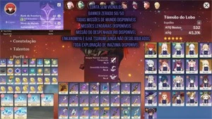 Diluc + Túmulo do Lobo + Kokomi - Genshin Impact