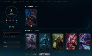 CONTA GOLD 4, POUCOS CAMPEÕES - League of Legends LOL