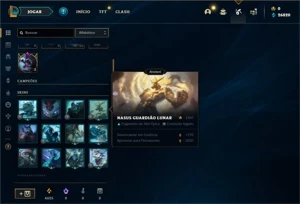 Conta Diamante 1 com 25 Champs e 2 Skins + 12 Fragmentos - League of Legends LOL
