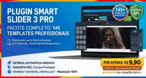 Plugin Smart Slider 3 Pro + Pacote Com 145 Templates - Outros