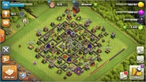 Conta Clash of Clans Cv 10 com 9500 gemas