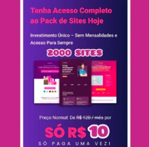 2.000 Modelos De Site Prontos - Serviços Digitais