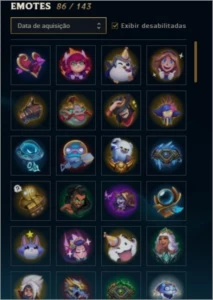 CONTA | LEVEL 268 | 294 SKINS | 11K EA | ICONS RAROS 2013 | - League of Legends LOL