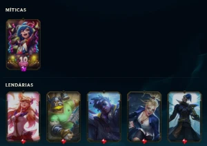 Conta LOL Mestre, Main Assassino, Todos os Champs, 140+skins - League of Legends
