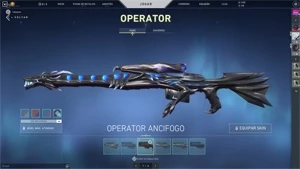Conta valorant, nv 95, rank (diamante) com Skins