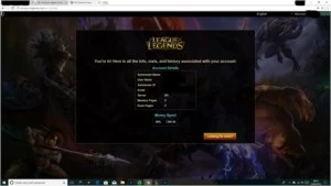 Conta de League of Legends com 98 skins todos os campeões G5 LOL