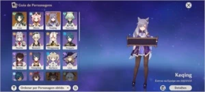 Vendo ou troco conta com Xiao e Keqing AR 35 - Genshin Impact