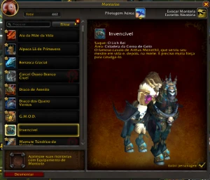 Conta WoW/ Multiplos personagens/MOG's/Mounts e mais - Blizzard