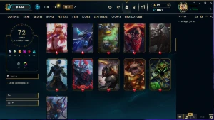 Conta Master Yi Prestigio e Kayn Prestigio 72 skins plat 4 - League of Legends LOL