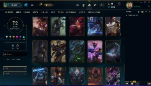 Conta Master Yi Prestigio e Kayn Prestigio 72 skins plat 4 - League of Legends LOL