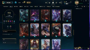 Conta Master Yi Prestigio e Kayn Prestigio 72 skins plat 4 - League of Legends LOL