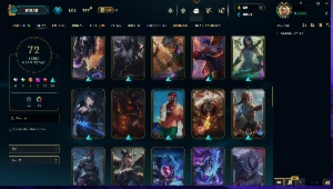 Conta Master Yi Prestigio e Kayn Prestigio 72 skins plat 4 - League of Legends LOL