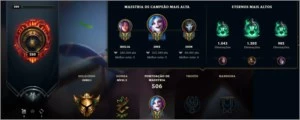 Conta Gold 2 , 288 skins Otima :D - League of Legends LOL