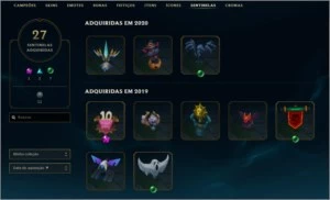 Conta Gold 2 , 288 skins Otima :D - League of Legends LOL