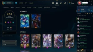 conta plat 4 com todos os champs, conta antiga - League of Legends LOL