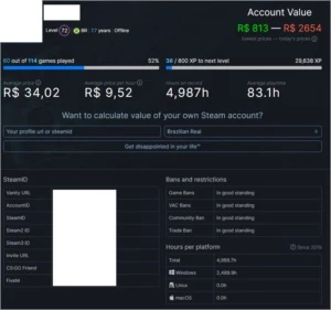 CONTA STEAM, EPIC GAMES, UPLAY, ORIGIN + INFO NA DESCRIÇÃO - Outros