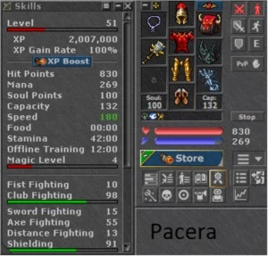 EK LEVEL 312 COM OUTROS CHARES NA CONTA - Tibia