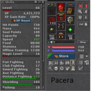 EK LEVEL 312 COM OUTROS CHARES NA CONTA - Tibia