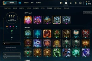 conta lol com skins antiga/rara - League of Legends