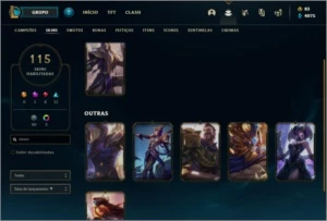 conta lol com skins antiga/rara - League of Legends