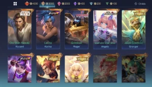 Conta Mobile Legends 390 skins