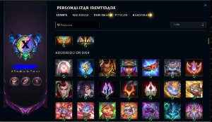 Conta de LoL Diamante 1, 120 skins, Level 356 - League of Legends