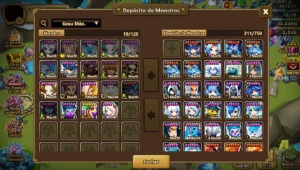 Conta SW - Todo conteudo safe, potencial enorme de arena/RTA - Summoners War