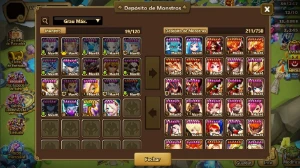 Conta SW - Todo conteudo safe, potencial enorme de arena/RTA - Summoners War