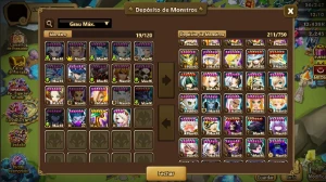 Conta SW - Todo conteudo safe, potencial enorme de arena/RTA - Summoners War