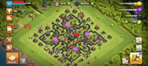 Contas CV9 - Clash of Clans
