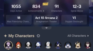 Ar 60-/ Alercchino C6 / Neuvillette C6 / Mavuika C6 / Furina - Genshin Impact