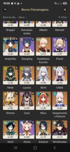 Ar 60-/ Alercchino C6 / Neuvillette C6 / Mavuika C6 / Furina - Genshin Impact