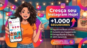 [PROMO 30%] Seguidores para Instagram - Redes Sociais