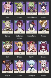 Conta Genshin | 27 T5 | Planador Raro | Pity 10 Garantido - Genshin Impact