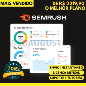 Semrush premium Mensal - Assinaturas e Premium