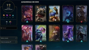Conta Mestre lol mono adc queue gm/chall - League of Legends