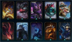 CONTA LEAGUE OF LEGENDS 290 SKINS E DIAMANTE 4 LOL