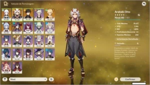 🔥AYAKA, ITTO, ZHONGLI, GANYU, MONA + ARMAS 5*🔥 - Genshin Impact