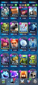 Conta clash royale 5309 troféus