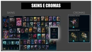CONTA LOL GOLD 2; 143 CHAMPS; 60 SKINS - League of Legends