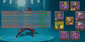 Lords Mobile 950m de poder, T5, 1,5M gemas