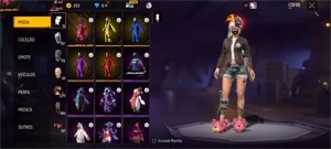 Conta FF Gemada (Lvl 46) - Free Fire
