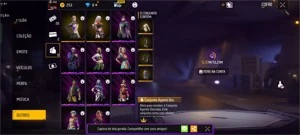 Conta FF Gemada (Lvl 46) - Free Fire