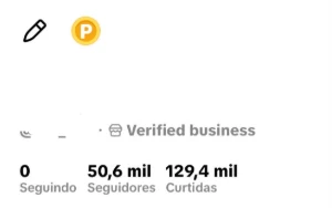 Conta no TikTok com 40 mil seguidores - Redes Sociais