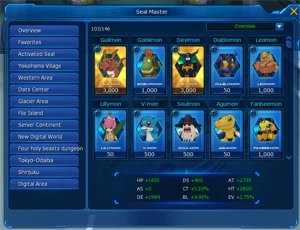 CONTA MID/LATE LUCEMON - Digimon Masters Online DMO