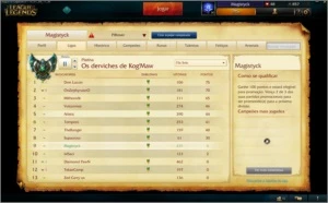 Conta League Of Legends LOL