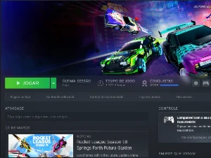 Conta Steam Rocket League + Rust