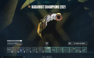 conta com karambit champions e muito mais - Valorant