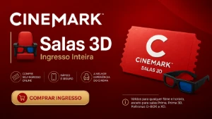 GIFT CARD CINEMA GARANTA AGORA SEU INGRESSO CINEMARK 3D 