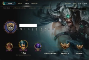 Conta League of Legends - Bronze + 53 Campeões e Skins+ LOL